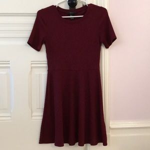 Forever 21 Maroon skater dress